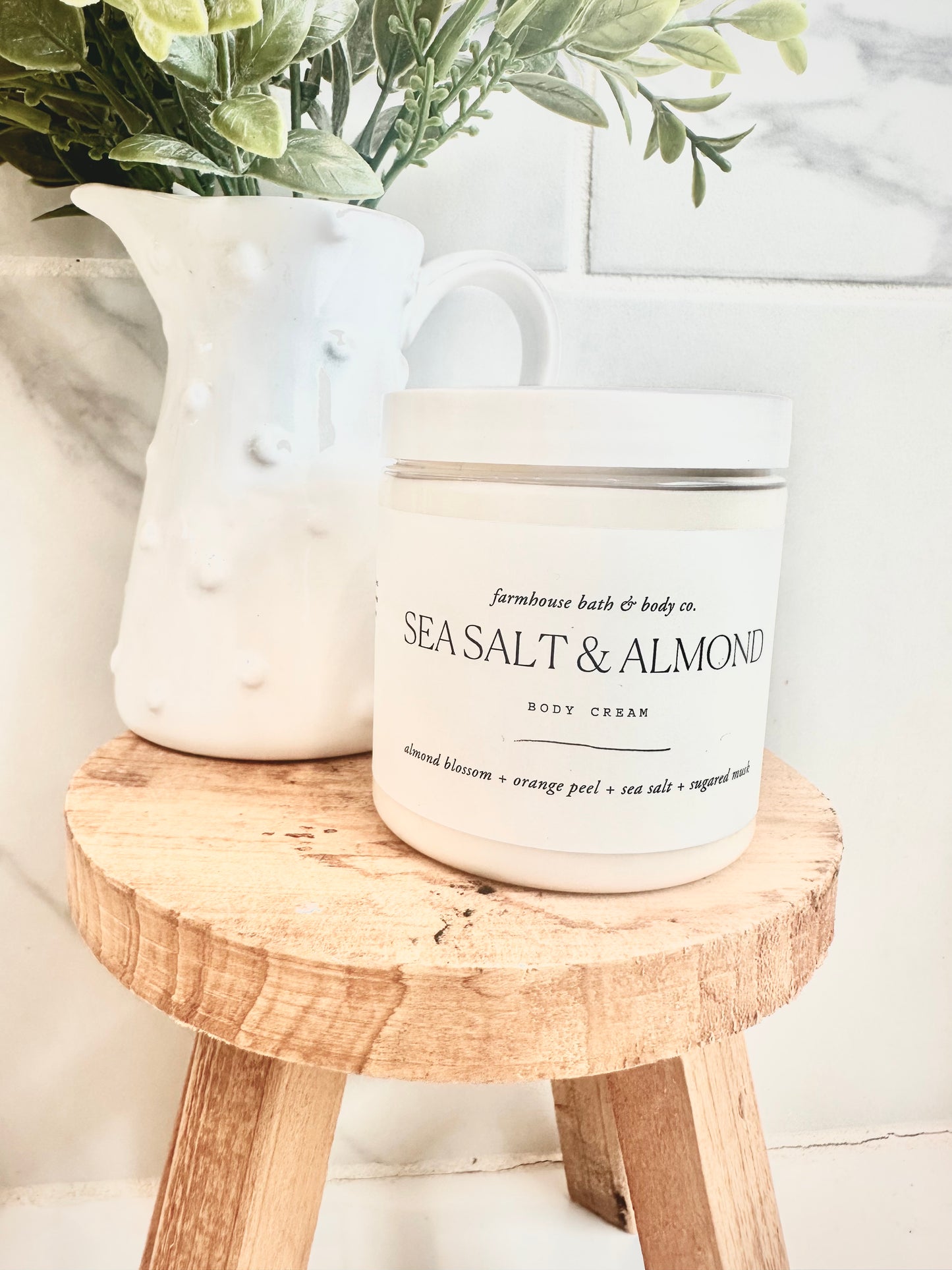 Sea Salt & Almond - Large Body Cream