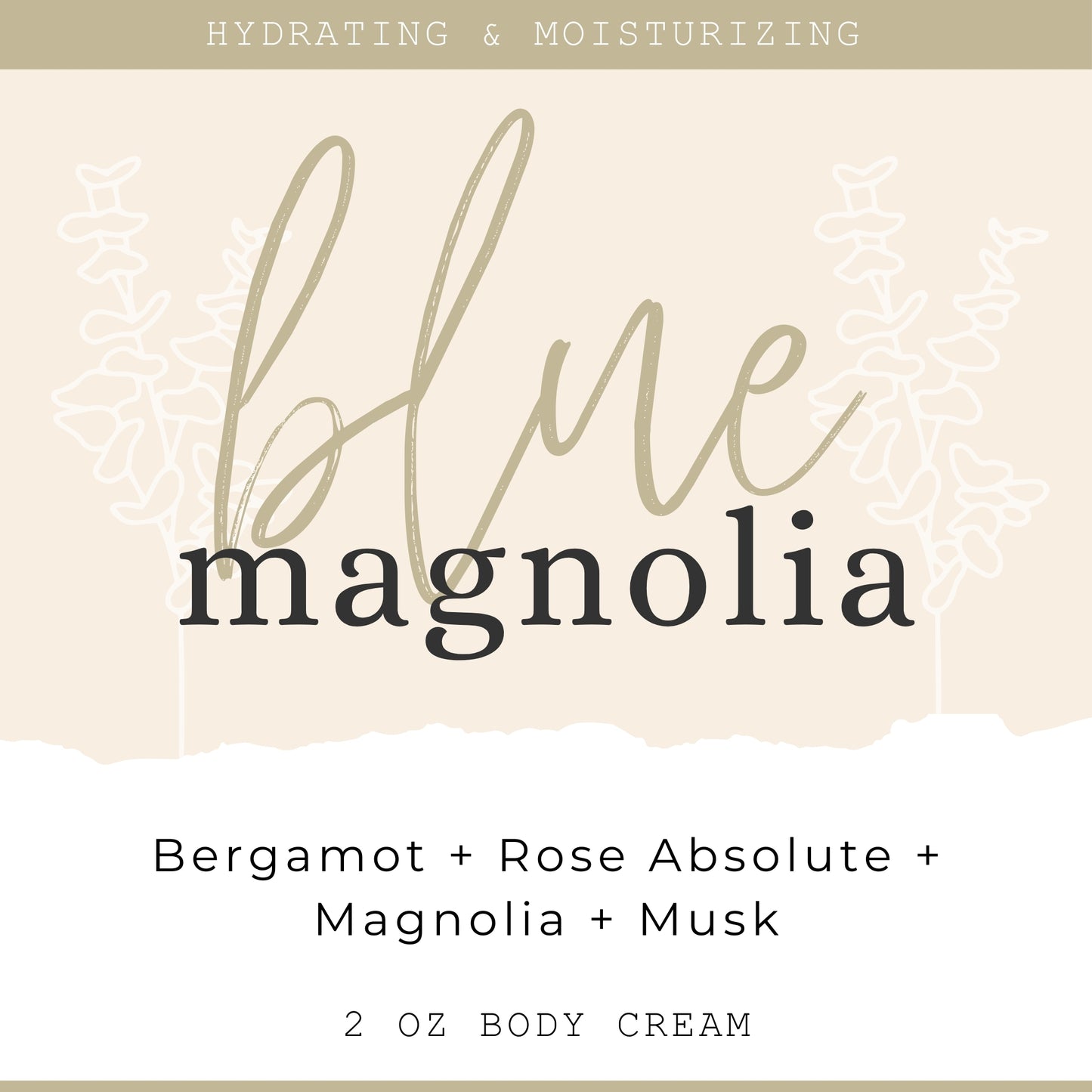 Blue Magnolia - Mini Body Cream
