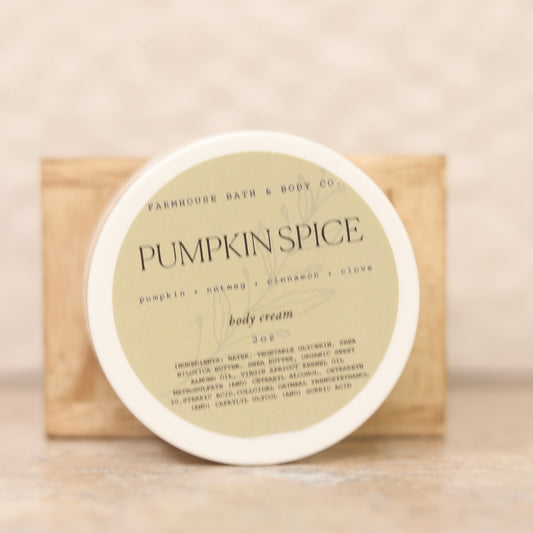 Pumpkin Spice - Mini Body Cream