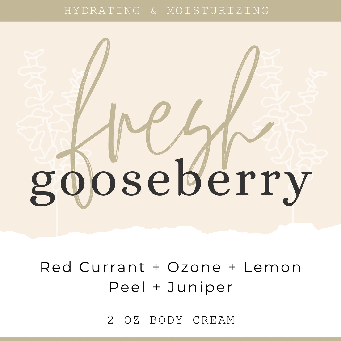 Fresh Gooseberry - Mini Body Cream
