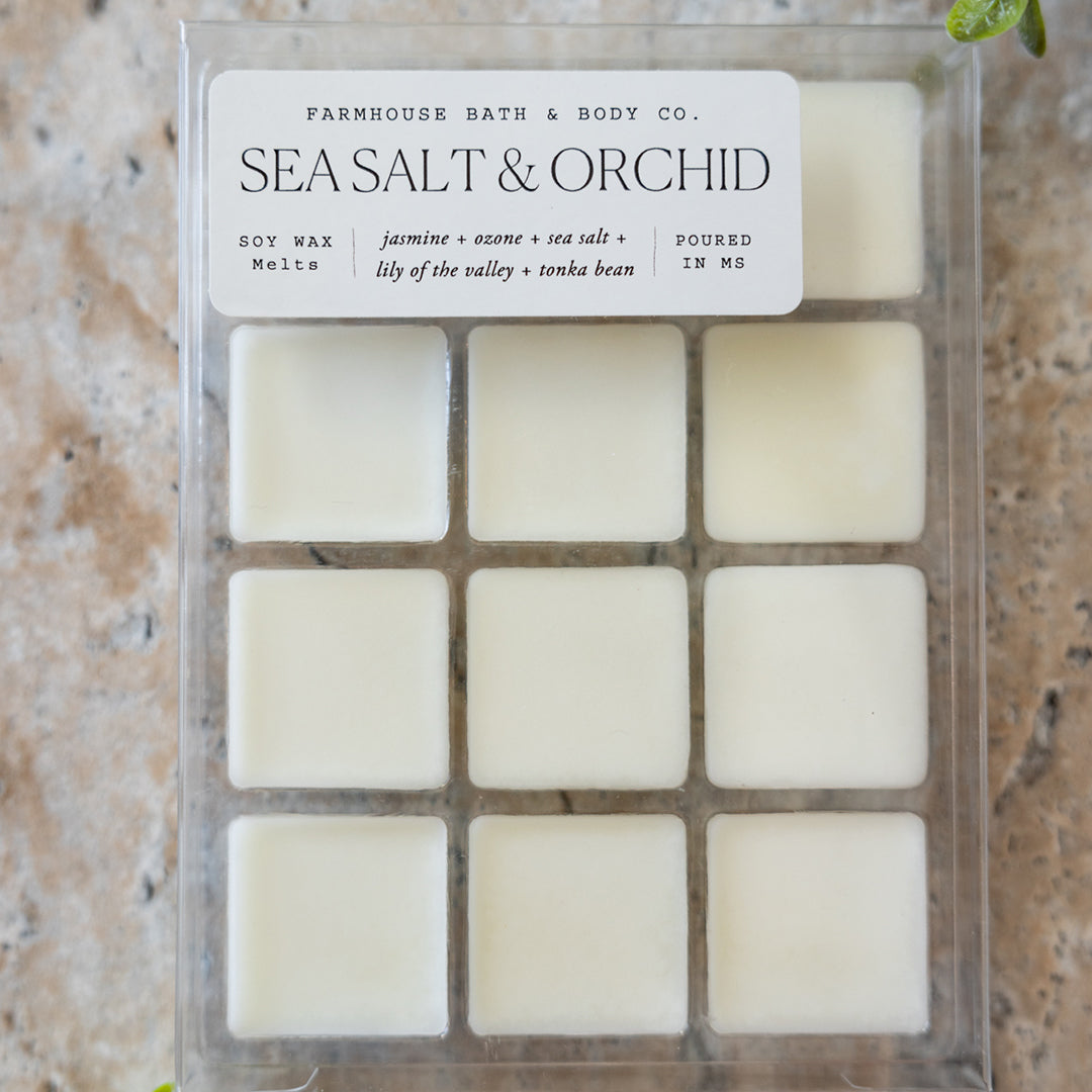 Sea Salt & Orchid - Soy Wax Melts