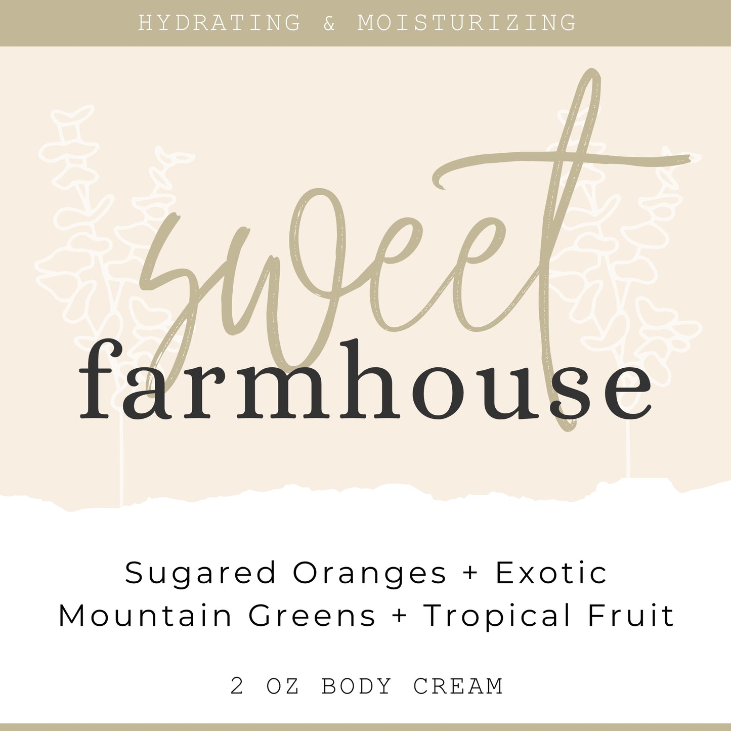 Sweet Farmhouse - Mini Body Cream