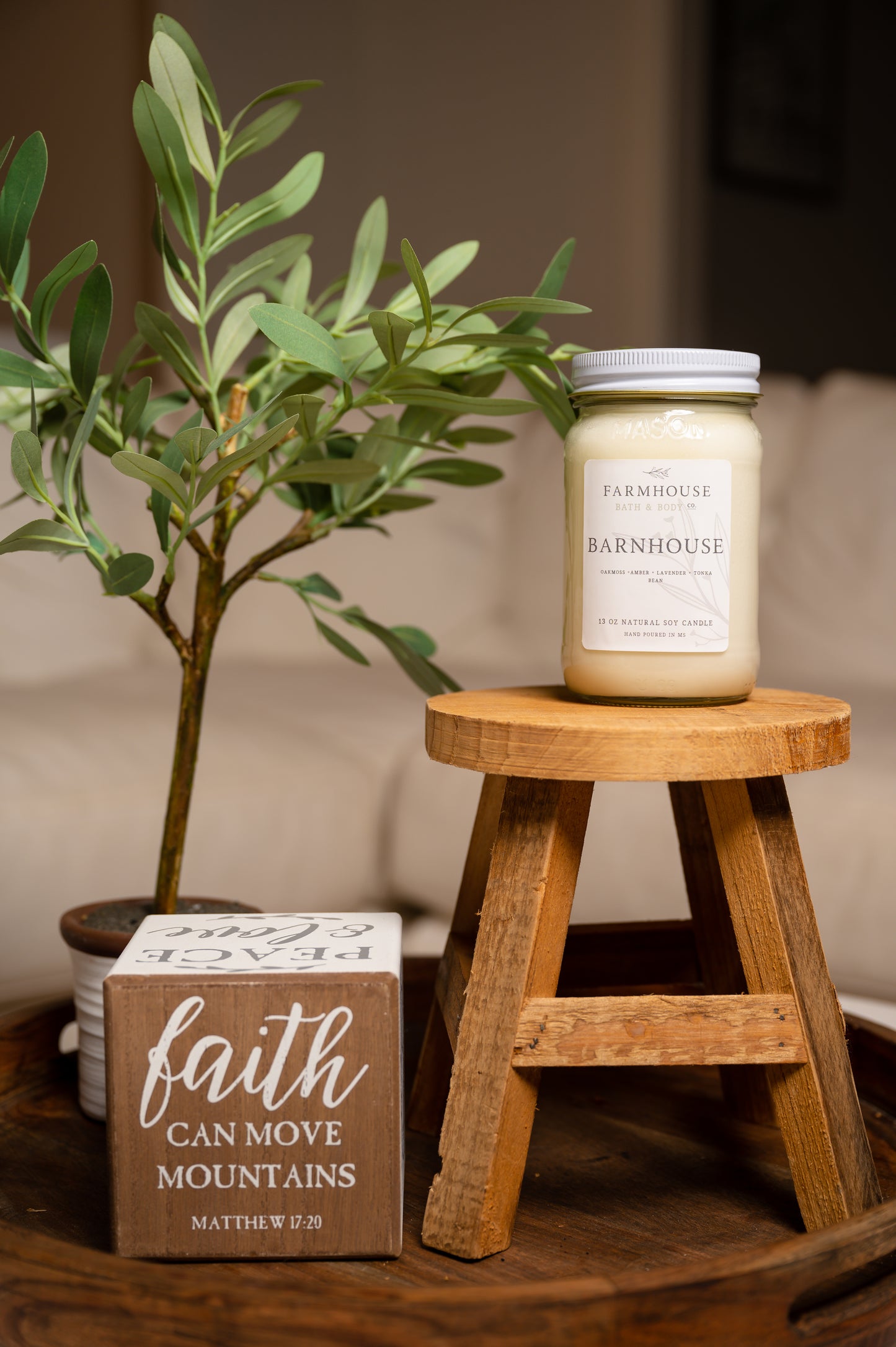Barnhouse - Large Mason Jar Candle