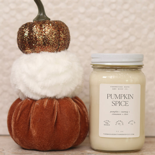 Pumpkin Spice - Large Mason Jar Candle