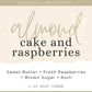 Almond Cake & Raspberries - Mini Body Cream