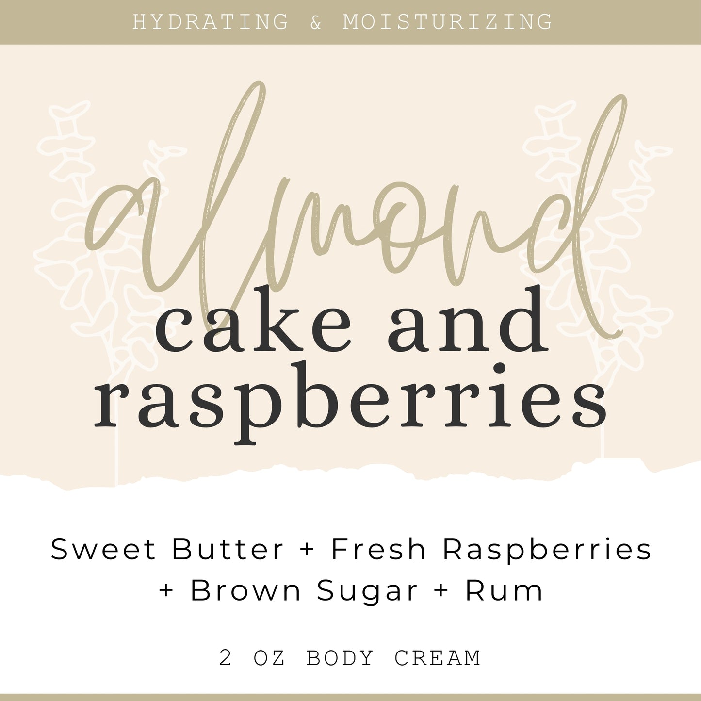 Almond Cake & Raspberries - Mini Body Cream