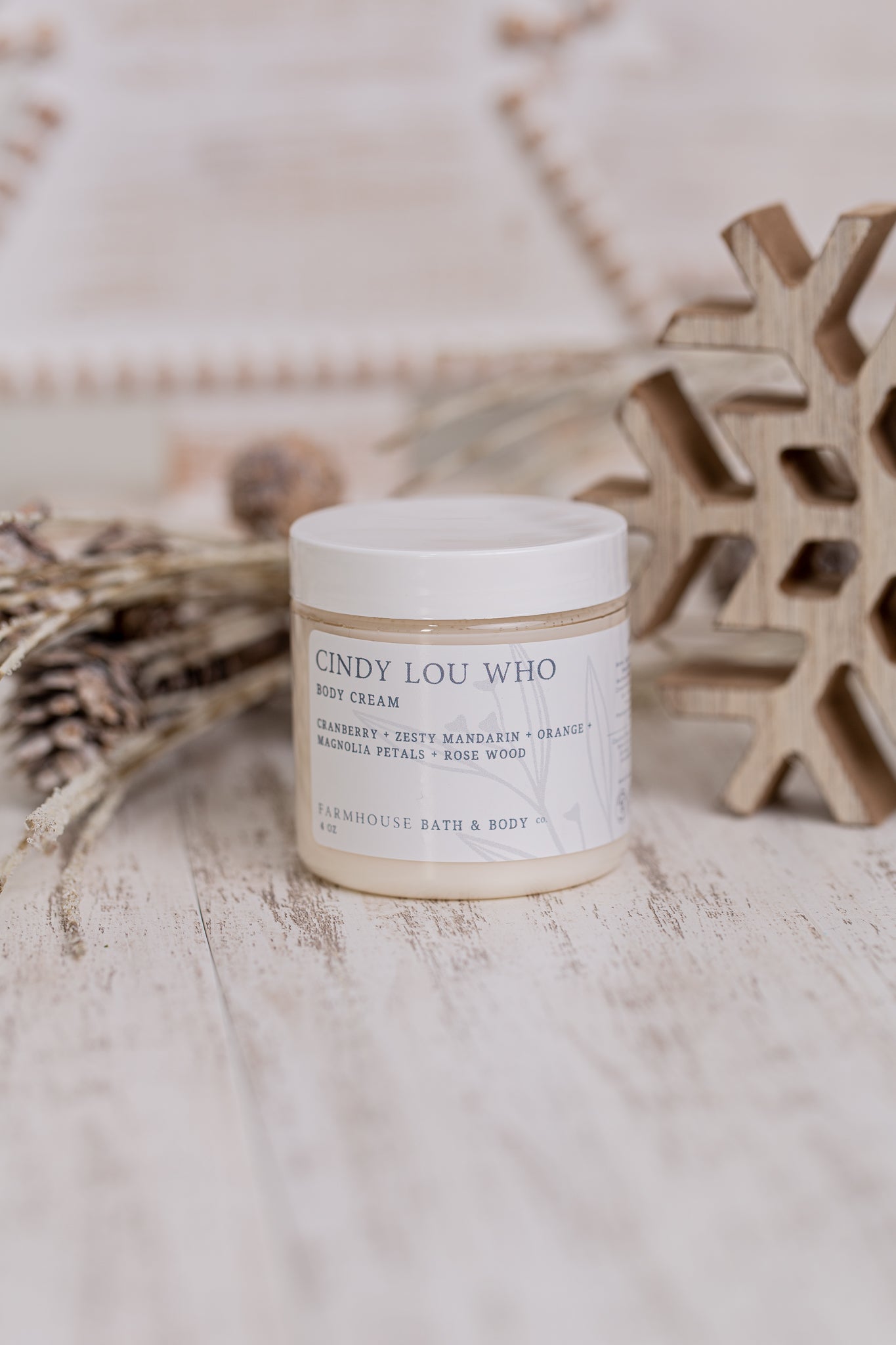 Cranberry Magnolia(Cindy Lou Who)  - Large Body Cream