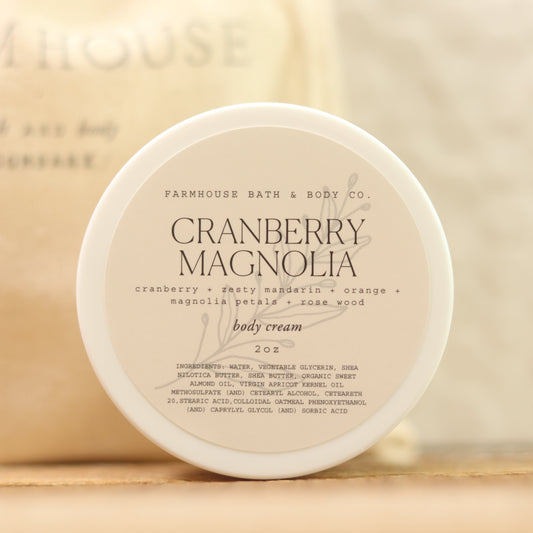 Cranberry Magnolia (Cindy Lou Who) - Mini Body Cream