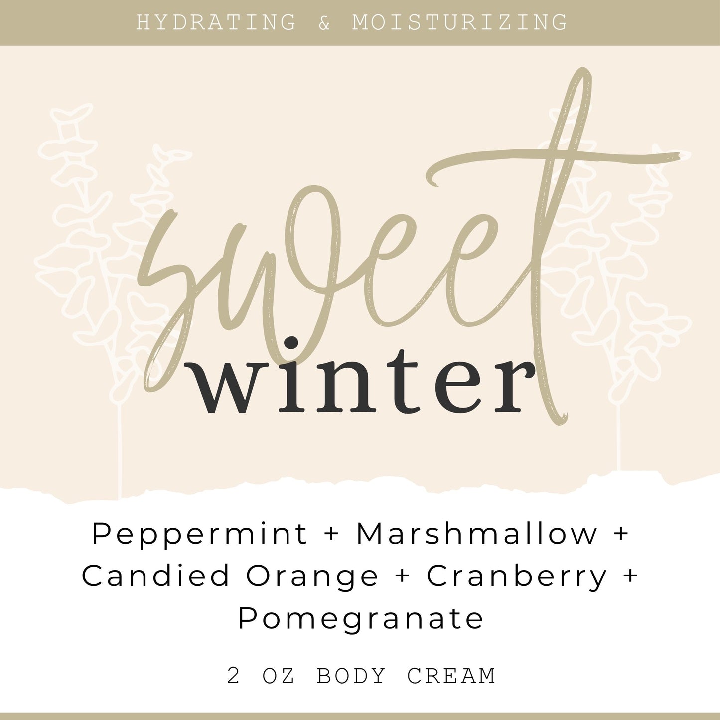 Sweet Winter - Mini Body Cream