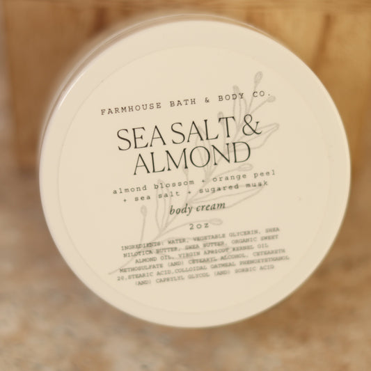 Sea Salt & Almond - Mini Body Cream