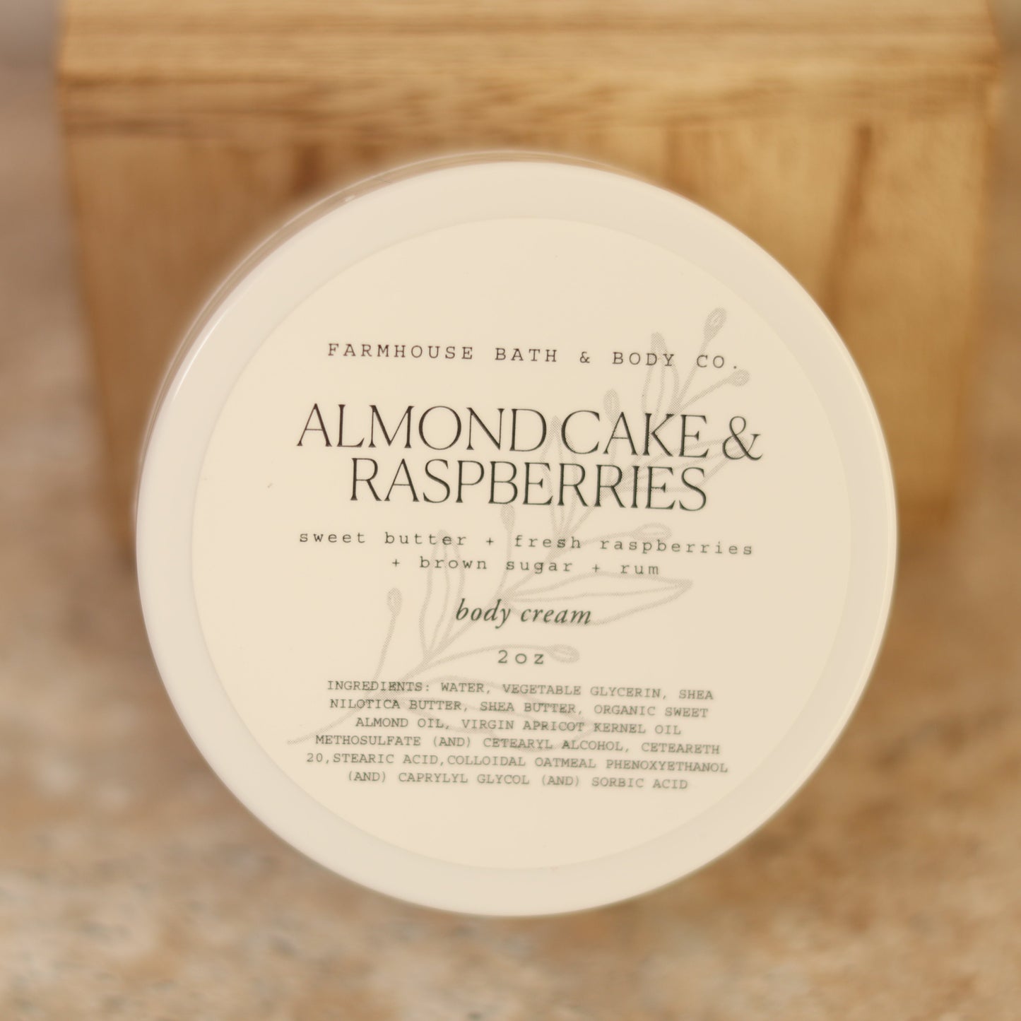 Almond Cake & Raspberries - Mini Body Cream