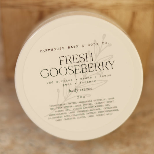 Fresh Gooseberry - Mini Body Cream