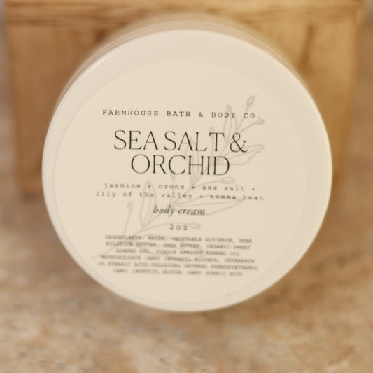 Sea Salt & Orchid - Mini Body Cream