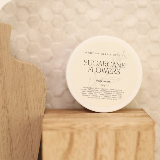 Sugarcane Flowers - Mini Body Cream