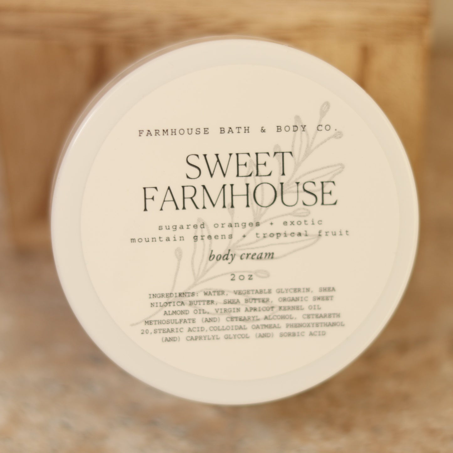 Sweet Farmhouse - Mini Body Cream