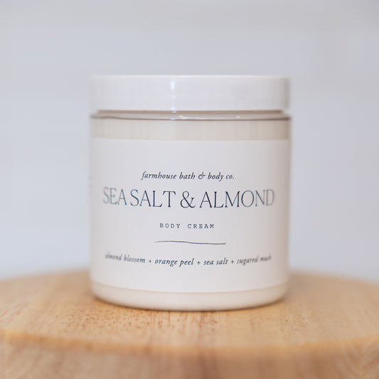Sea Salt & Almond - Large Body Cream