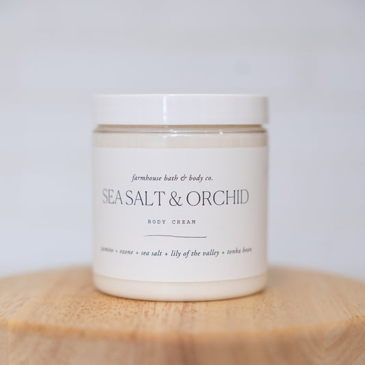 Sea Salt & Orchid - Large Body Cream