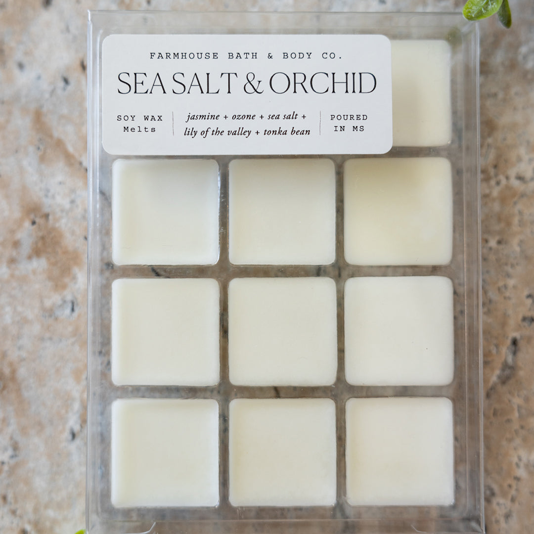 Sea Salt & Orchid - Soy Wax Melts