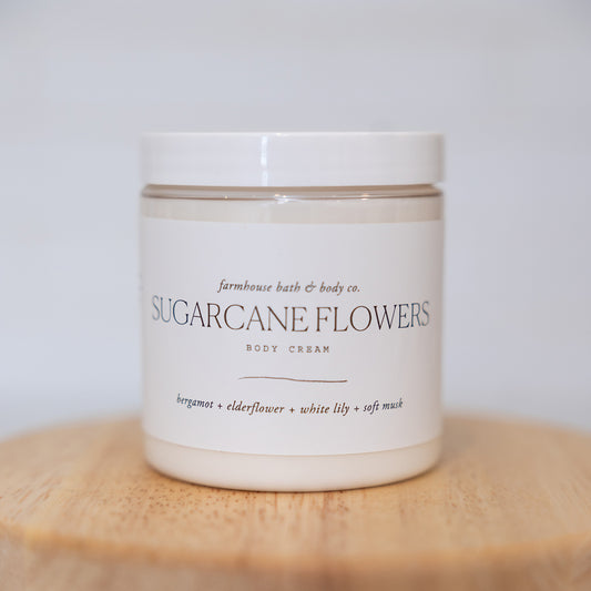 Sugarcane Flowers - Large Body Cream
