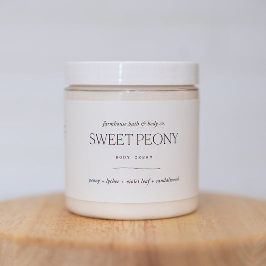 Sweet Peony - Large Body Cream
