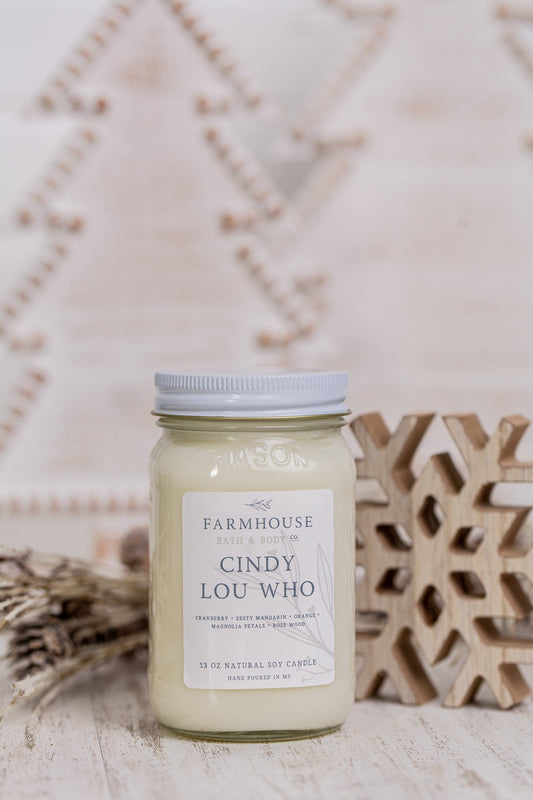 Winter Wool Scented Jar Candle (12 oz) – Farmhouse Holiday Collection